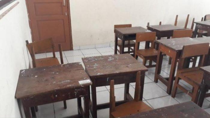 Ilustrasi bangku sekolah
