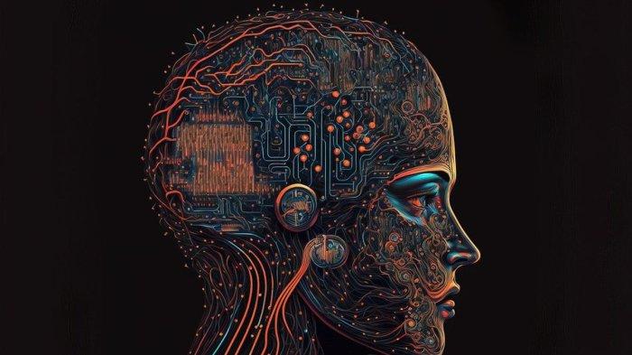 Ilustrasi chatbot Chat GPT buatan OpenAI yang gunakan artificial intelligence.