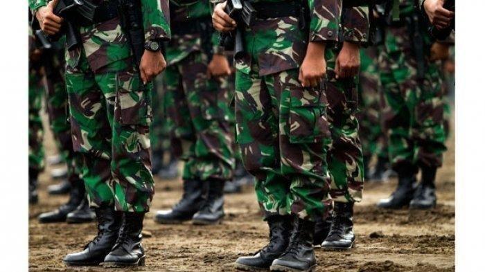 Ilustrasi prajurit TNI- Seorang prajurit TNI gugur karena KKB