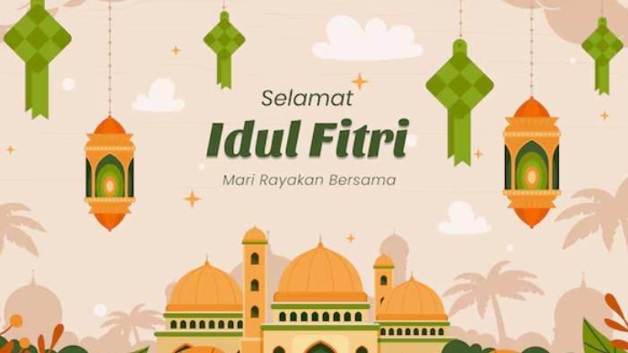 Ilustrasi Lebaran 2025.