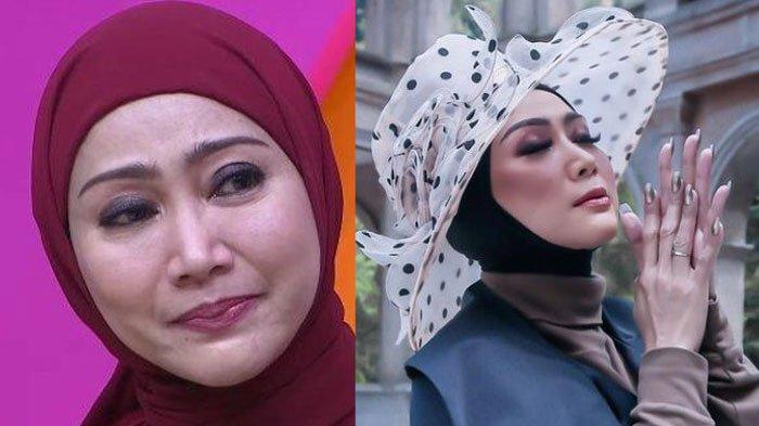 Ira Swara curhat pernah kekurangan ekonomi. Sang penyanyi latar 'Raja Dangdut' Rhoma Irama nangis suaminya kerja driver ojol.
