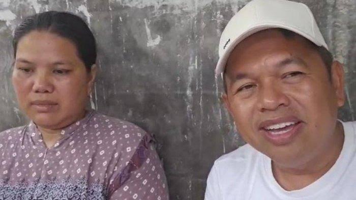 MALING AYAM TEWAS DIMASSA - Foto Dedi Mulyadi bersama istri maling ayam yang jadi sorotan di YouTube Channelnya. Istri maling ayam menceritakan kesedihannya karena suami tewas dimassa.