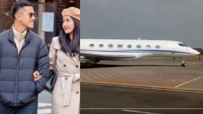 Kaesang Pangarep diduga menaiki jet pribadi saat pergi ke Amerika Serikat bersama Erina Gudono.