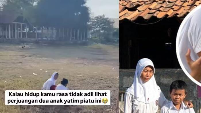 Kakak beradik yatim piatu di Jawa Barat (Jabar) diusir pemilik tanah tempat mereka membangun rumah tinggal bersama nenek, jualan es mambo.