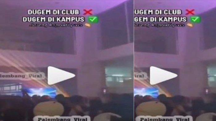 Kegiatan dugem di kampus yang viral di media sosial akhirnya kini pihak kampus memberikan permohonan maaf.