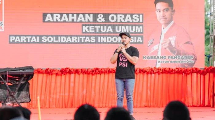 PEMILU RAYA - Ketua Umum PSI, Kaesang Pangarep. PSI bakal gelar pemilihan ketua umum barunya melalui Pemilu Raya.