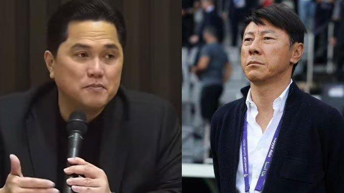 Ketum PSSI Erick Thohir umumkan Shin Tae-yong dipecat dari kursi Pelatih Timnas Indonesia