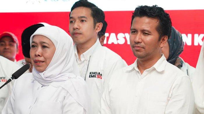Pasangan Calon Gubernur dan Calon Wakil Gubernur Jawa Timur nomor urut 2, Khofifah Indar Parawansa-Emil Elestianto Dardak unggul telak dari para lawannya di Pilgub Jatim 2024, versi Poltracking Indonesia, Kamis (28/11/2024).