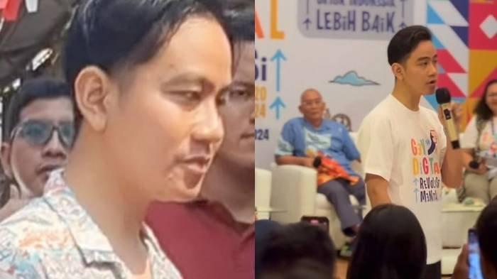 Kolase foto Gibran Rakabuming berkomentar soal fufufafa.