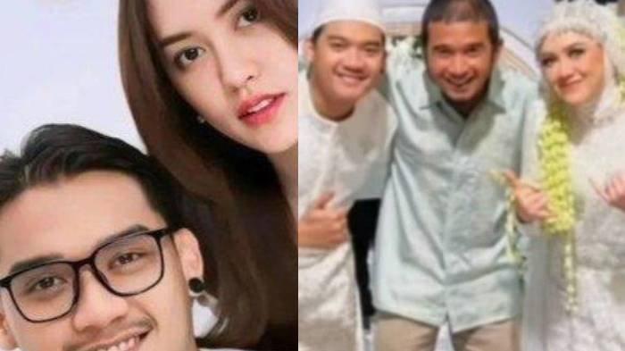 Kolase foto Gilga Sahid dan Happy Asmara.
