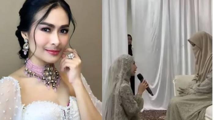 Kolase foto Iis Dahlia, Adiba Khanza dan Umi Pipik.