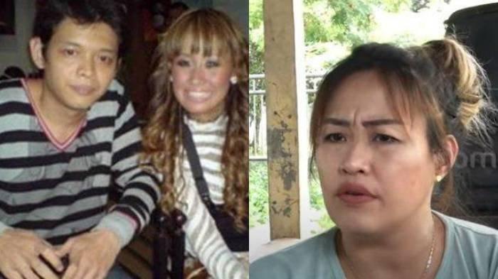Kolase foto Pinkan Mambo dan suami pertamanya.