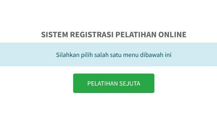 Laman untuk daftar Petani Milenial 2024, gaji Rp 10 juta per bulan.