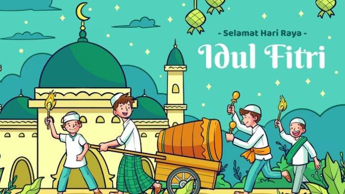 Ilustrasi Hari Raya Idul Fitri 1445 H/Lebaran 2024