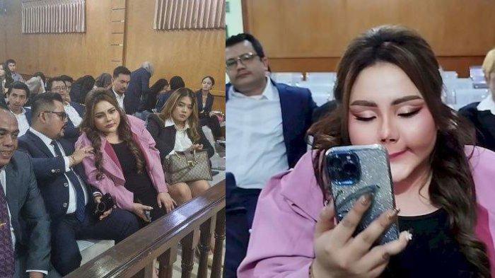 MAKE UP - Selebgram Lisa Mariana menggugat mantan Gubernur Jabar, Ridwan Kamil ke Pengadilan Negeri Bandung. Gugatannya mengenai perbuatan melawan hukum yang terdaftar dengan nomor perkara 184 Pdt/2025/PN.Bdg. Sidang perdana dilaksanakan Senin (19/5/2025). Lisa datang mengenakan blazer berwarna pink bersama tim kuasa hukumnya.