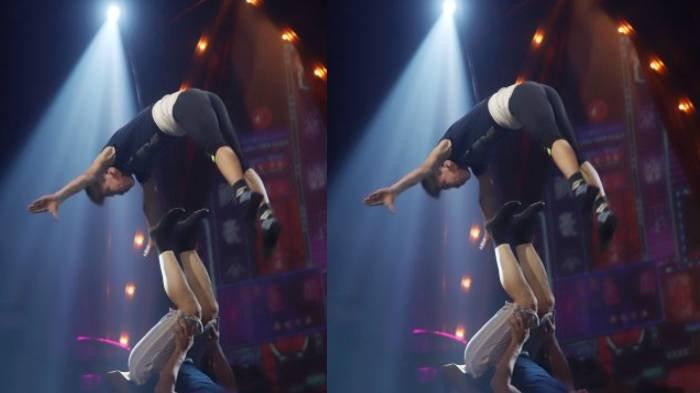 PEMAIN SIRKUS OCI - Pemain sirkus dari Oriental Circus Indonesia (OCI) di Senayan, Jakarta Pusat, Rabu (12/12/2018). Lisa mengungkap kisah masa kecilnya yang penuh kekerasan di lingkungan Oriental Circus Indonesia.