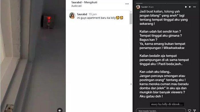 Lolly anak Nikita Mirzani juga buka suara tentang dirinya dituding tinggal di penampungan di London.