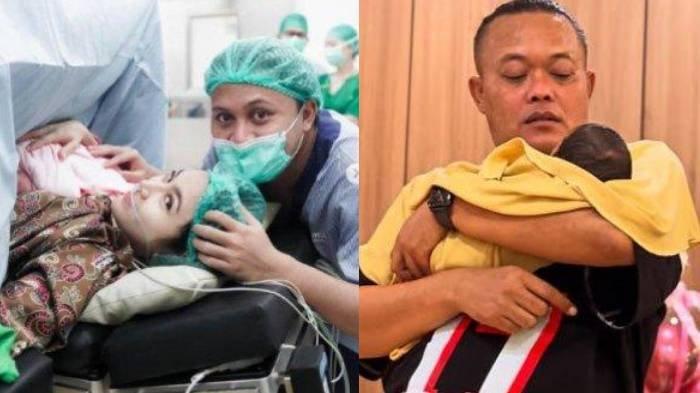 MAHALINI MELAHIRKAN - Potret Mahalini melahirkan anak perempuan pada Sabtu (15/2/2025). Istri Rizky Febian melahirkan lebih cepat dari HPL.
