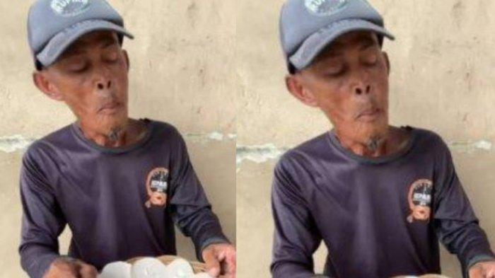 Mbah Ahmad tabah mulung sampah demi istri sembuh dari kanker.