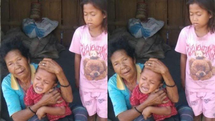 Mbah Enas Rawat 2 Cucu Seorang Diri, Pontang-panting Jadi Petani Demi Hidupi, Ibu si Anak Nikah Lagi