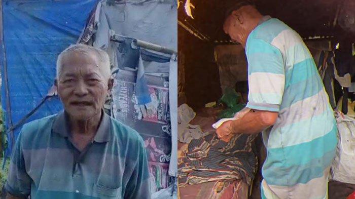 KISAH MBAH TASRIPAN - Mbah Tasripan belasan tahun hidup di gubuk tak layak, terlantar oleh anak-anaknya. Padahal ada yang berpangkat TNI.