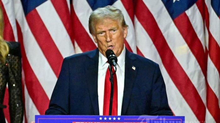 Donald Trump memenangkan Pemilihan Presiden Amerika Serikat (Pilpres AS) 2024 dengan memperoleh 295 suara elektoral.