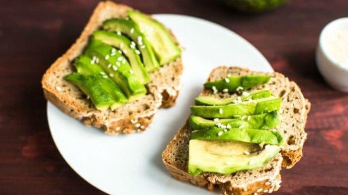 Ilustrasi sandwich alpukat.