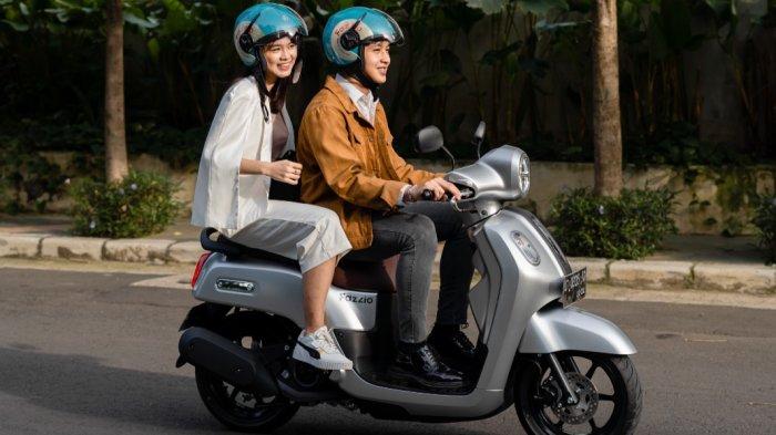Motor baru Yamaha Fazzio saat dijadikan andalan oleh pemiliknya untuk aktivitas berkendara harian.