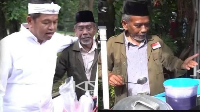 BERTEMU KDM - Mr Nanang, penjual cincau yang pernah viral di Kota Bogor akhirnya bertemu dengan Gubernur Jawa Barat Dedi Mulyadi.