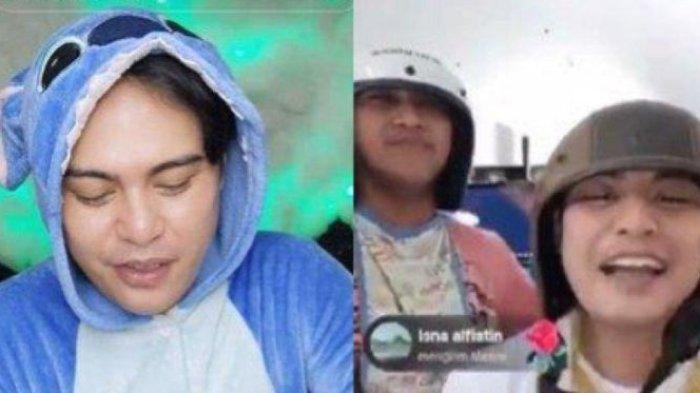Nasib artis dulu keluar penjara kini malah kesulitan cari duit malah membuat konten dengan berbusana kocak.