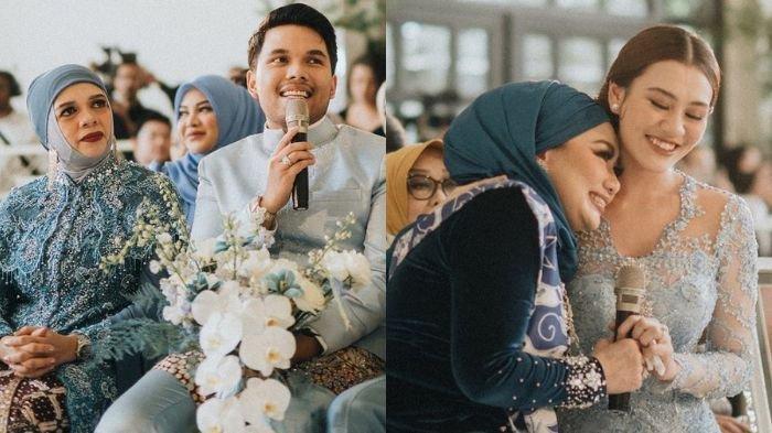 Ibu Aaliyah Massaid, Reza Artamevia, menyanjung ucapan Geni Faruk yang ingin Thariq Halilintar dipanggil 'haji' di acara lamaran mereka, Minggu (23/6/2024).