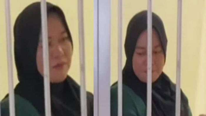 Novi, ibu dua anak di Muratara, Sumsel yang dipenjara karena menyiram pria yang mengintipnya yang air keras.