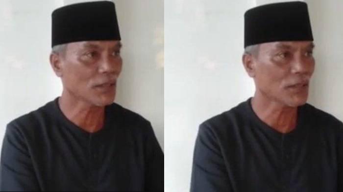 KURBAN DIMINTAI UANG - Panitian kurban, Tarmin saat minta maaf perihal video viral pihaknya di Cikiwul, Kecamatan Bantar Gebang, Kota Bekasi meminta uang Rp 15 ribu kepada penerima daging, Sabtu (7/6/2025).