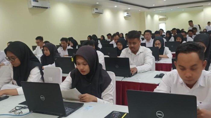 Para CPNS Pemkab Jember saat ikuti tes CAT 2023 lalu