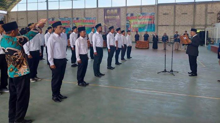 Pelantikan Anggota KPPS untuk Pemilu Tahun 2024 di Desa Mojodadi Kecamatan Kemlagi Kabupaten Mojokerto