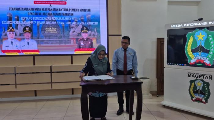 Pemerintah Kabupaten (Pemkab) Magetan bersama Kejaksaan Negeri (Kejari) Magetan kembali