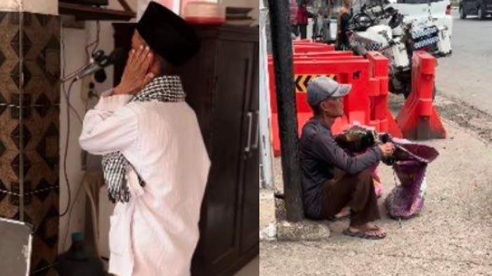 Pemulung Mbah Ahmad Rajin Sedekah Meski Berjuang karena Istri Sakit Kanker, Nyambi Jualan Agar-agar