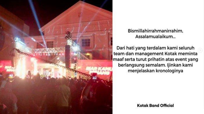Penjelasan Kotak Band usai dihujat karena konser dan manggung di RSUD Bangil Pasuruan Jatim