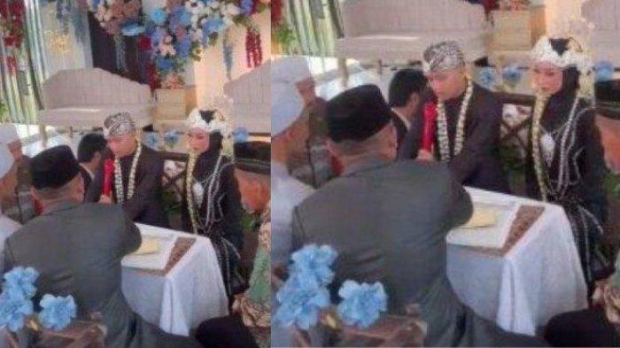 Pernikahan yang viral karena pengantin perempuan diberi mahar Rp 25 ribu saja