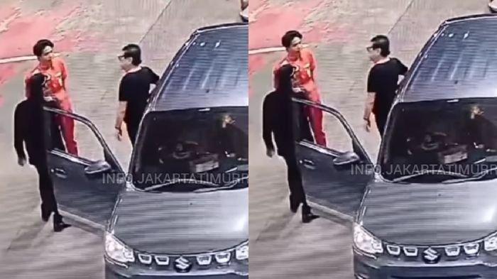 Petugas SPBU berinisial K ditodong pistol oleh pria tak dikenal saat bertugas.