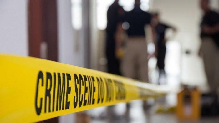 Police Line- Ilustrasi kasus pasutri bersimbah darah di Tebet