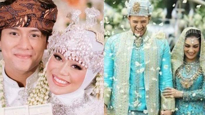 Potret pernikahan Rizky Billar dan Lesti Kejora serta Ammar Zoni dan Irish Bella.