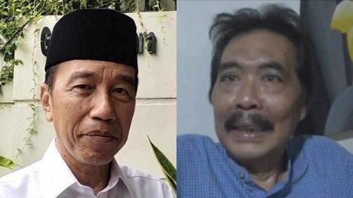 TEMAN JOKOWI - Presiden ke-7 RI, Joko Widodo (Jokowi) saat ditemui di kediaman Sumber, Banjarsari, Jumat (14/3/2025) (kiri) dan Andi Pramaria yang merupakan teman kuliah Jokowi (kanan). Meski pernah berkuliah bersama Jokowi, namun Andi Pramaria mengaku tak bisa memastikan apakah ijazah Jokowi asli atau palsu.