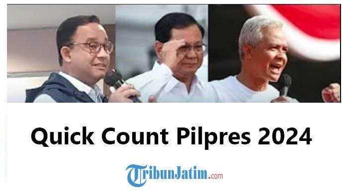 Untuk mengetahui siapa suara terbanyak Pilpres 2024, warga bisa memantau melalui hasil Quick Count Pilpres 2024 Anies vs Prabowo vs Ganjar.
