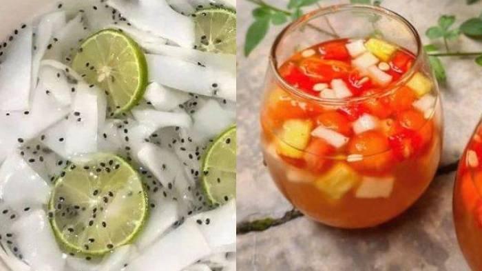 MENU BUKA PUASA - Resep es kelapa muda dan es buah jadul cocok untuk berbuka puasa.