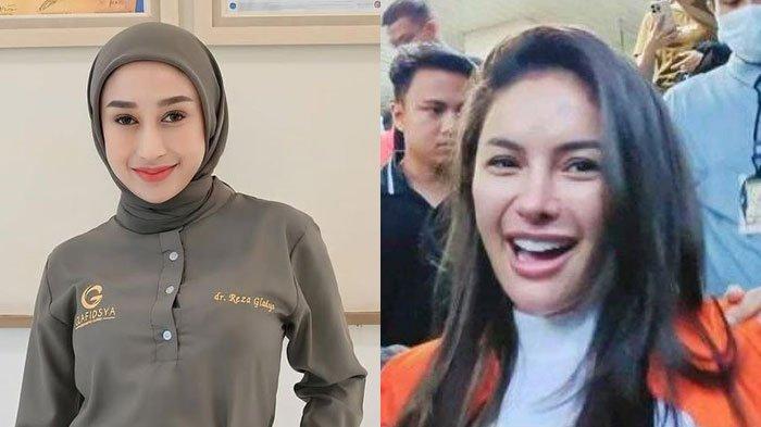 GUGAT PERDATA - Dokter kecantikan sekaligus pengusaha Reza Gladys (kiri) digugat Nikita Mirzani (kanan) atas dugaan kasus wanprestasi, Jumat (23/5/2025). Nikita meminta ganti rugi Rp100 miliar.