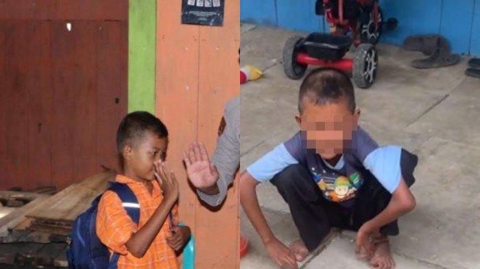 BOCAH RAWAT IBU - Sosok Slamet Riyadi bocah 7 tahun rawat ibu yang ODGJ sendirian di Desa Pilangpayung, Kecamatan Toroh, Kabupaten Grobogan, Jawa Tengah. Setelah kisahnya diviralkan tetangga, Slamet kini mendapat berkah.