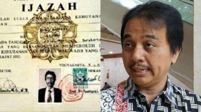 FOTO IJAZAH - Roy Suryo (foto kanan) analisis sosok asli dalam foto ijazah Jokowi. Sebut aslinya bukan Sang Presiden Ke-7 RI, tapi Dumatno Budi Utomo.