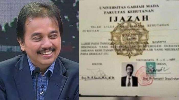 KUMPULKAN 5 IJAZAH - Roy Suryo mengklaim telah mengumpulkan 5 ijazah alumnus UGM. Di mana dirinya menyebut terdapat perbedaan tajam dengan ijazah Jokowi.