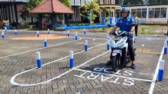 Rute Tes Praktik SIM C di Polres Trenggalek Lebih Mudah: Tanpa Zigzag dan Angka 8